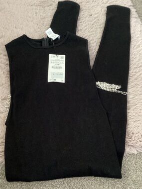 NWT Zara black cat suit